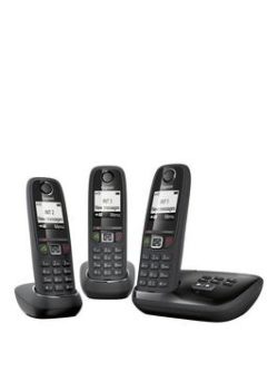 Gigaset Gigaset As405A Trio Cordless Phone - Black